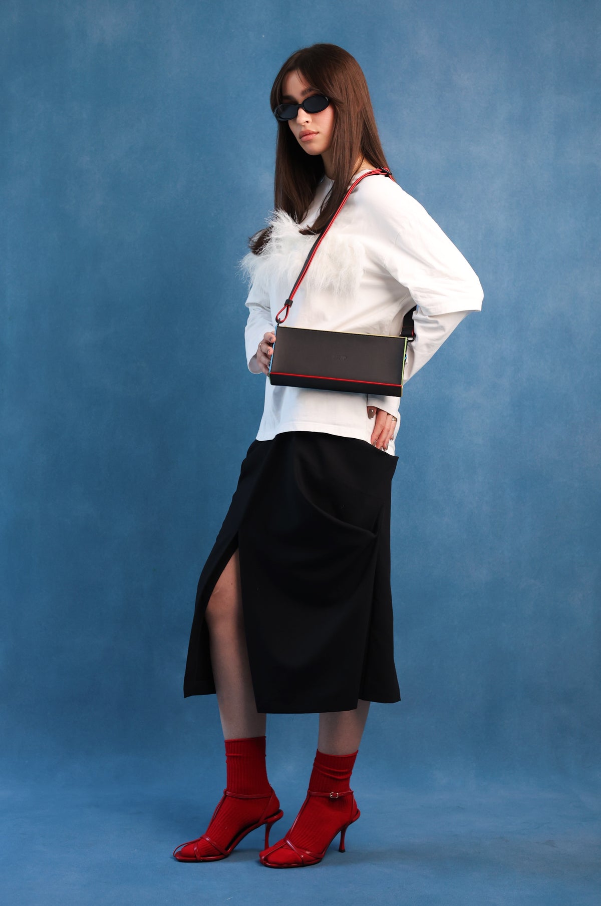 M.hip Versatility Bag XS baguette colored, leather bag product photo 3